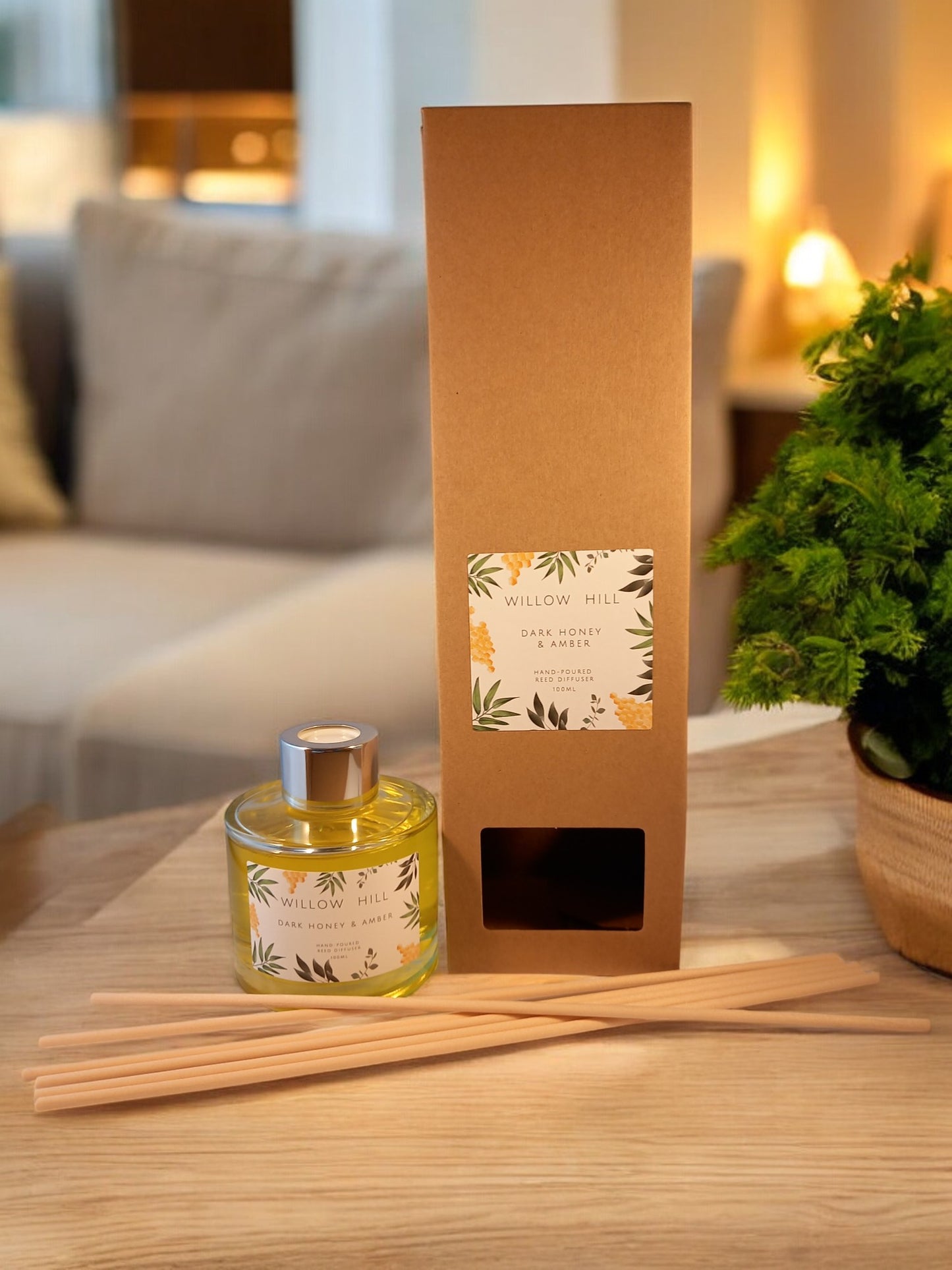 Dark Honey & Amber Reed Diffuser