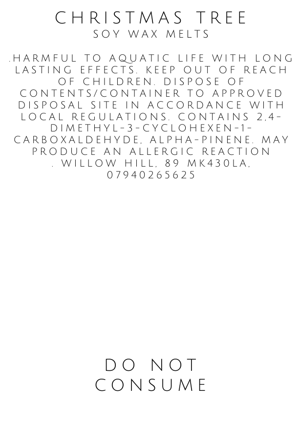 Christmas Tree Wax Melts