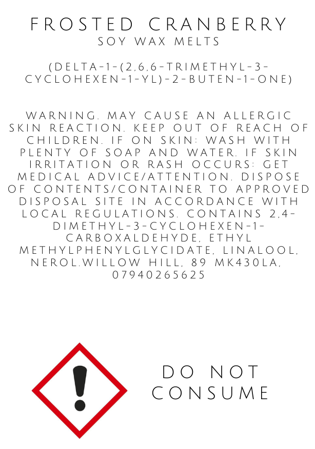 Frosted Cranberry Wax Melts