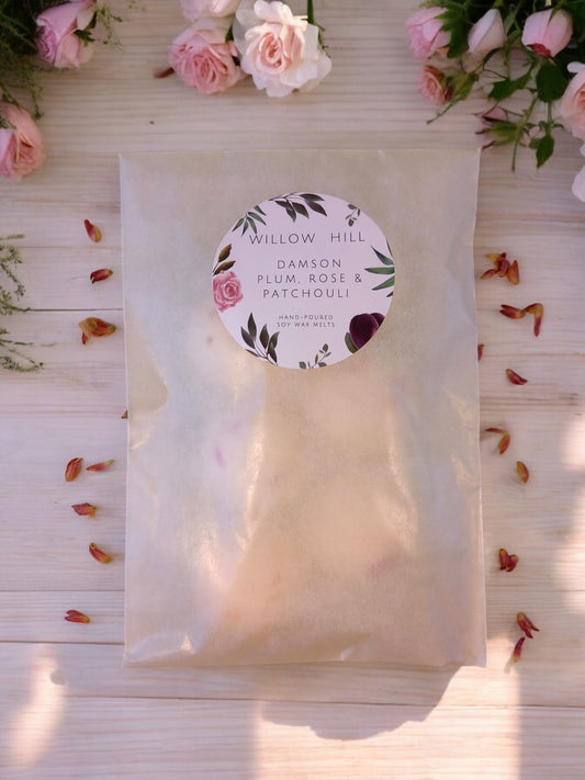 Damson Plum, Rose & Patchouli Wax Melts