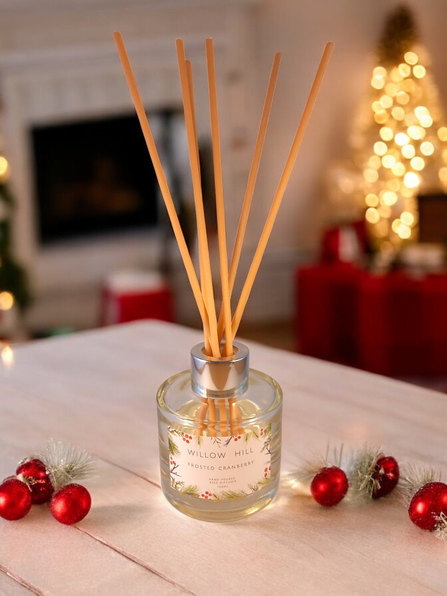 Frosted Cranberry Reed Diffuser