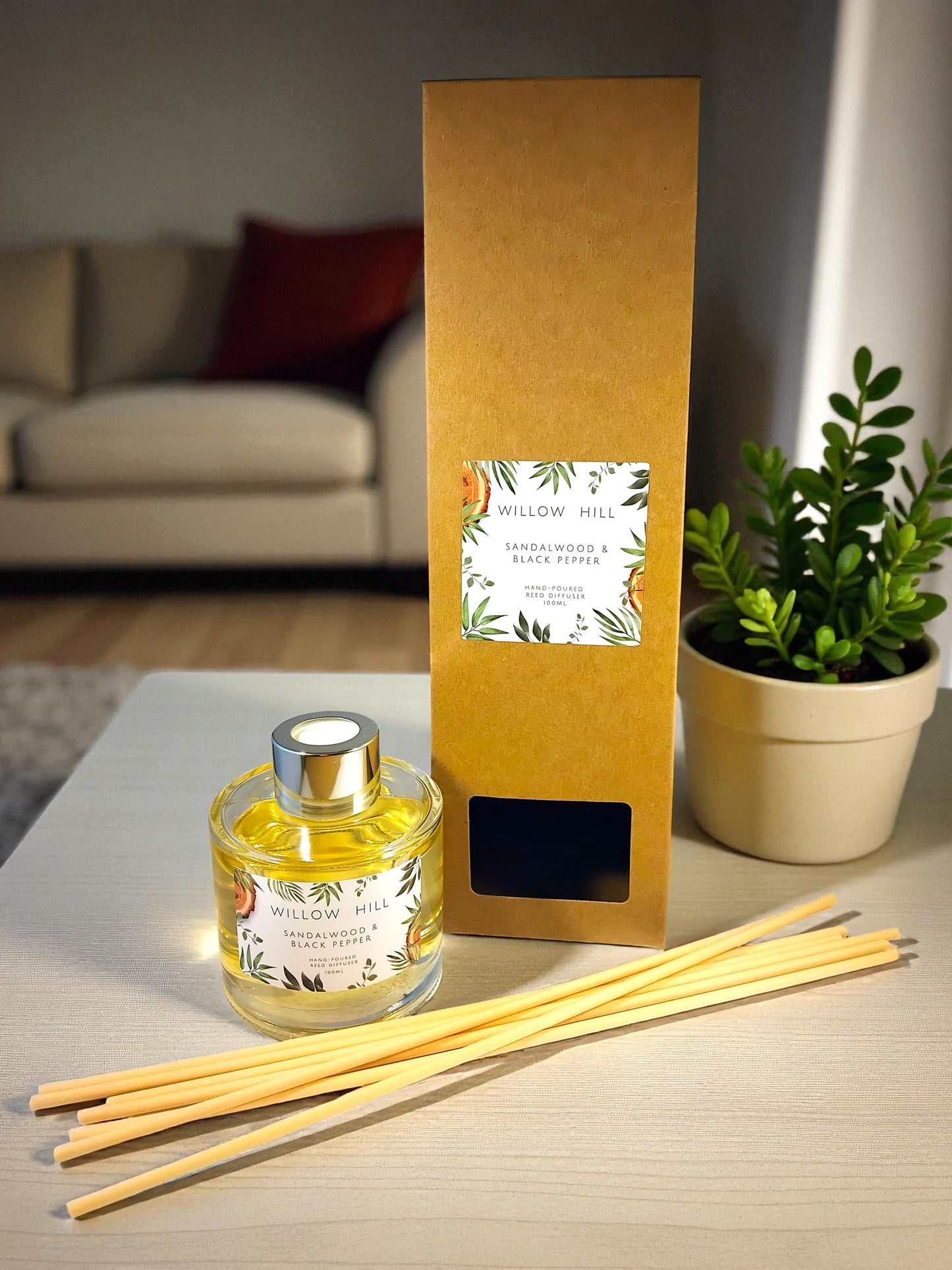 Sandalwood & Black Pepper Reed Diffuser