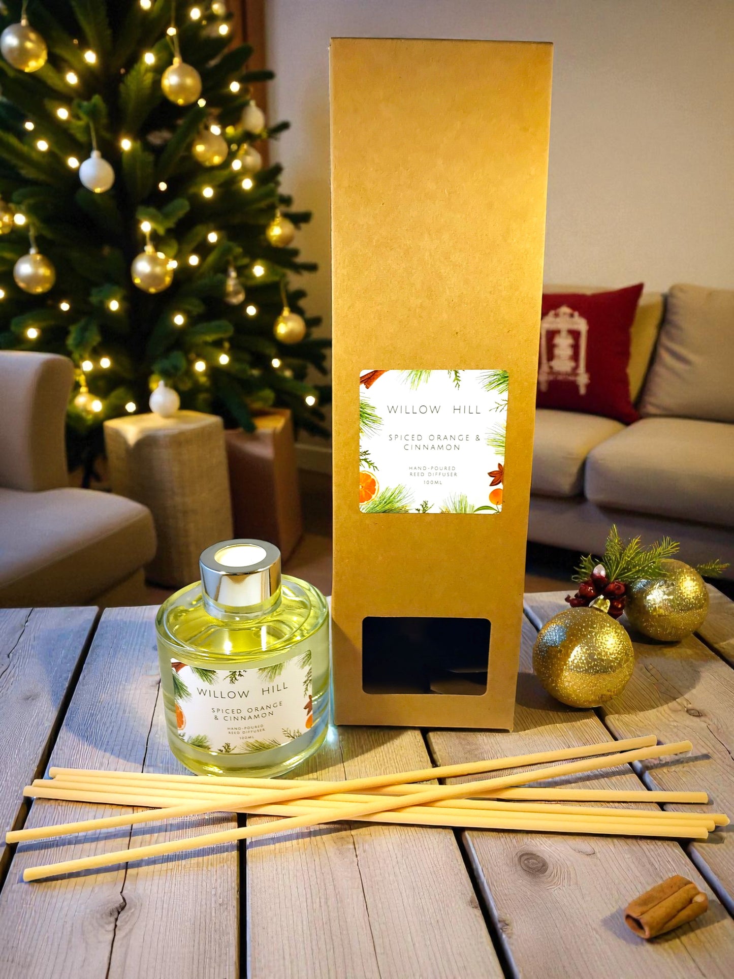 Spiced Orange & Cinnamon Reed Diffuser